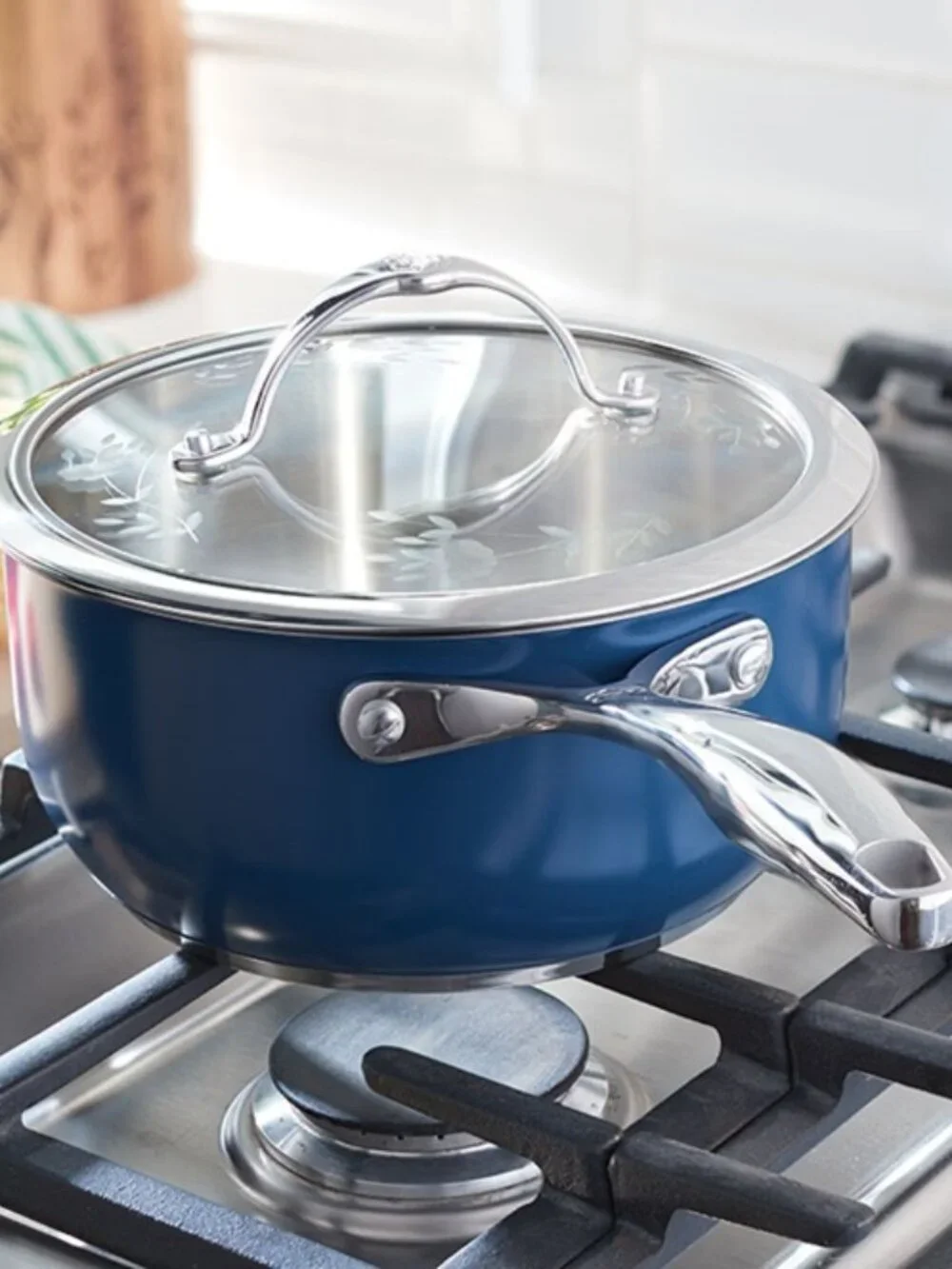 Princess Heritage® Signature 3-Qt. Navy Saucepan 10952